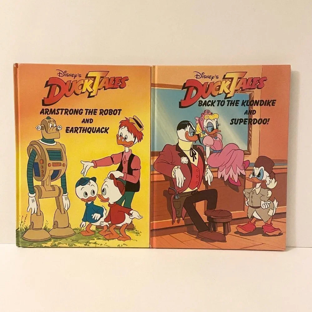 Vintage 1989 Duck Tales Back To The Klondike & Superdoo and Armstrong the Robot
